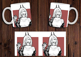 Чашка "Chainsaw Man" / Кружка Людина бензопила №17
