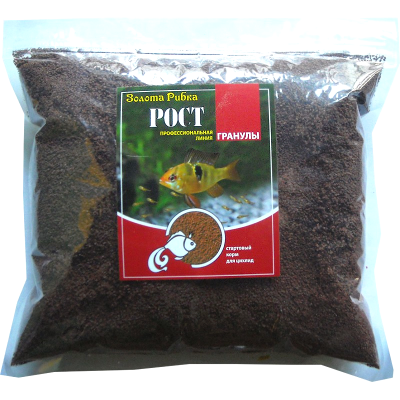 Корм Зростання стартовий корм для цихлід пакет 1 кг
