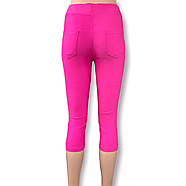 Бриджі жіночі бавовна Black Cyclone, розмір M, рожеві, WK-033, фото 2