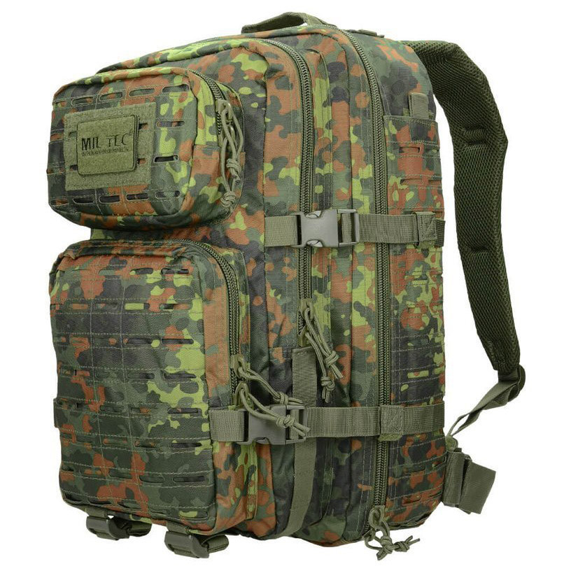 Великий рюкзак Mil-Tec Assault Laser Cut Large 36 l Flecktarn 14002721