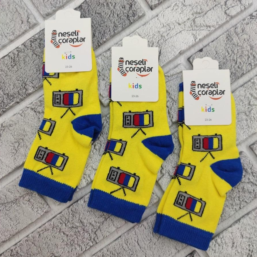 Шкарпетки дитячі високі весна/осінь малюнок р. 23-26 ароматизовані Neseli Coraplar 20036607, фото 1