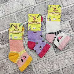 Шкарпетки дитячі короткі літо сітка асорті р.16-18 Житомир 30035623