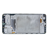 Дисплей Samsung A225 Galaxy A22 4G 2021 модуль в сборе с тачскрином и рамкой, Original PRC, черный
