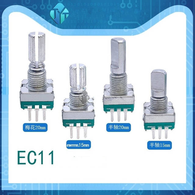 Энкодер EC11 (с кнопкой) 5Pin, цена: 28 ₴, купить на Prom.ua