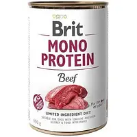 Консерва Brit Mono Protein для собак Beef, говядина 400 г