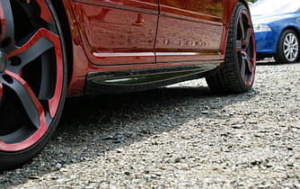 Skoda Octavia  A5 (2004- 2013) - накладки на зовнішні пороги