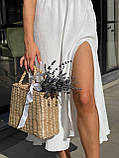 Жіноче просте плаття з вирізом на гумці, тканину : американський твердий жатку го-1467, фото 9