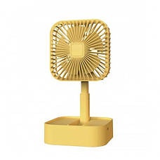 Портативний акумуляторний настольний вентилятор Portable Fan JY-1129 ручної USB міні вентилятор, фото 3