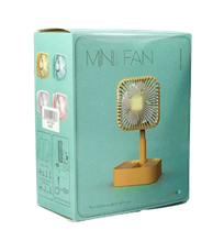 Портативний акумуляторний настольний вентилятор Portable Fan JY-1129 ручної USB міні вентилятор, фото 6