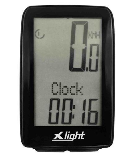 Вело комп' ютер X-light 28 функцій, дротової, чорний (A-L-0086)