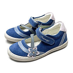 Кожаные туфли детские на девочку Primigi р 24