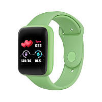 Смарт-годинник Smart Watch Y68S крокомір підрахунок калорій кольоровий екран Green
