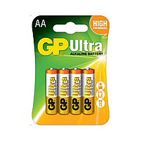 Батарейка AA (LR6) GP Ultra Alkaline (1.5v) 4шт., фото 2