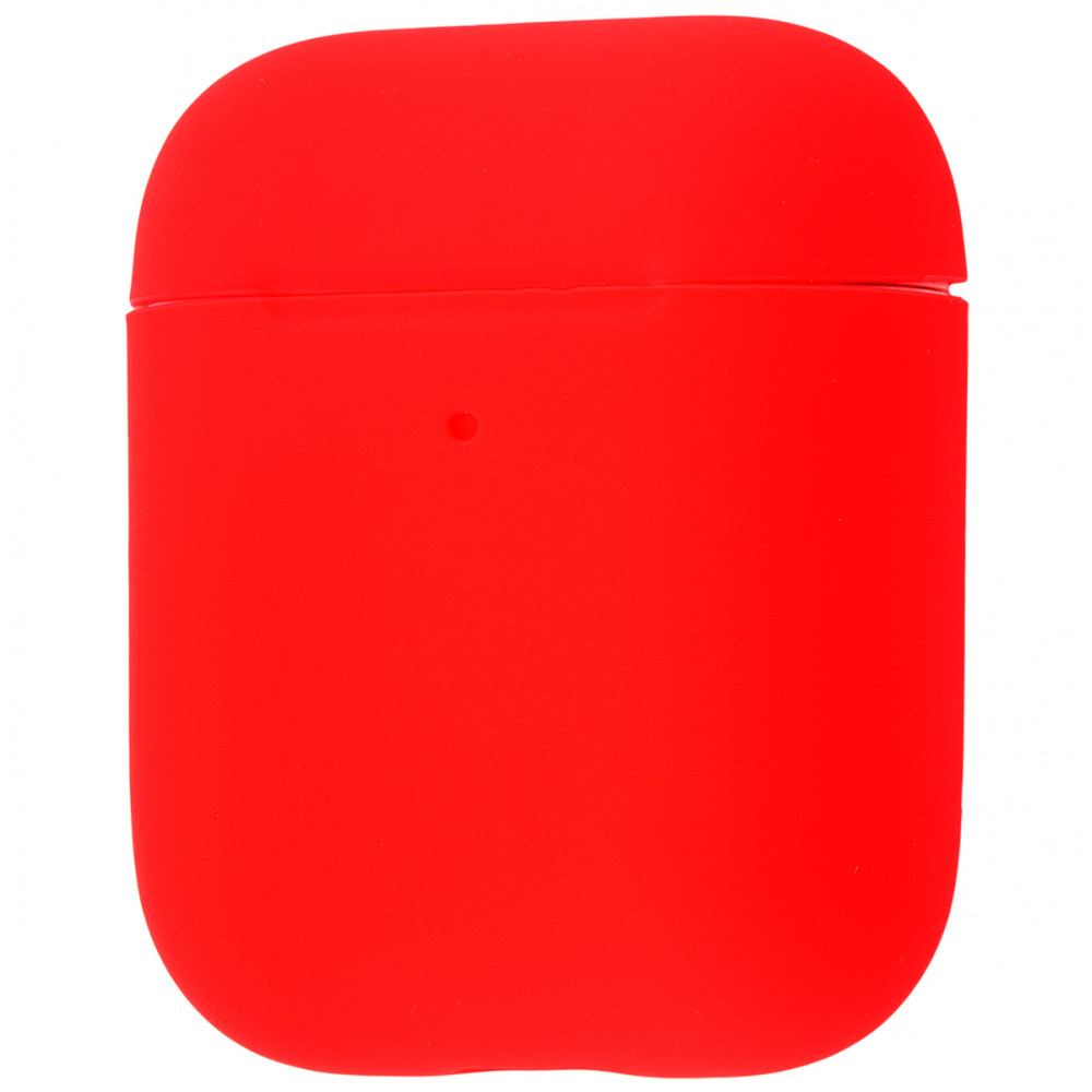 Чехол Silicone Case Slim for AirPods 2 red