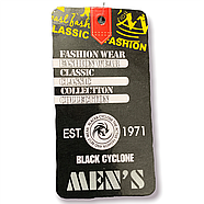 Штани спортивні трикотаж з манжетом Black Cyclone, розміри M-3XL, сірі, 2251, фото 3