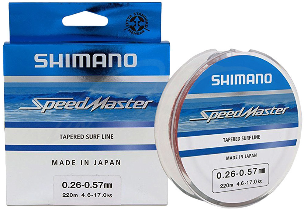 Шоклидер Shimano Speedmaster Tapered Surf Line 220m 0.33-0.57mm 7.2-17.0kg, фото 1