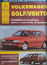 VOLKSWAGEN GOLF / VENTO 
Бензин • Дизель 
Моделі 1991- 1997 рр. 
Посібник з ремонту й експлуатації