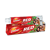 Dabur Червона зубна паста лікувальна профілактична  натуральна антикарієсна протизапальна Індія.