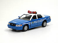 Машина металлическая KT5342A FORD Crown Victoria Police Interceptor (Blue)