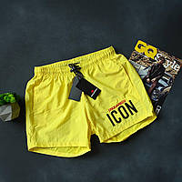 Мужские пляжные шорты Dsquared2 ICON D10518 желтые S, L