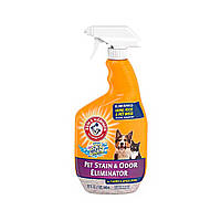 Arm&Hammer PET STAIN & ODOR ELIMINATOR Plus OXICLEAN спрей для удаления пятен и запахов от животных, 946 мл