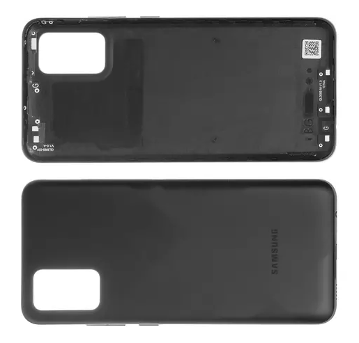 Задня кришка для смартфону Samsung A025F/DS Galaxy A02s, чорна