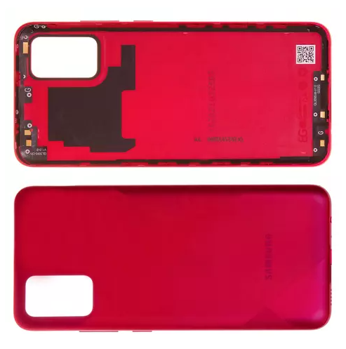 Задня панель корпусу для смартфону Samsung A025F/DS Galaxy A02s, червона