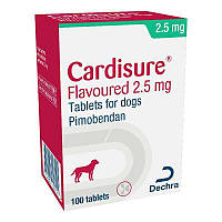 Кардишур (Cardisure) таблетки для собак 2.5 мг( 1 уп 100 таб )