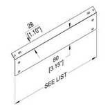 Бічна R8820/16 перемичка, деталь системи річок в річці R8800-System з глибиною 407мм. Застосовується спільно з, фото 2