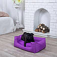 Лежанка для собаки Класик фіолетова, 70 х 50см, фото 2