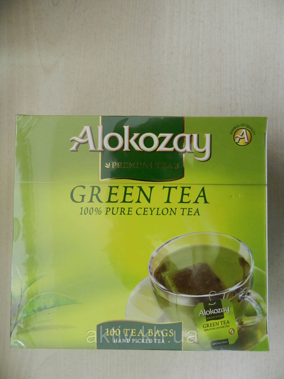 Чай зелений 100 пакетів