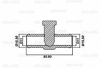 Дозатор газа (регистр) Atiker 16х16 метал (VA.01616)