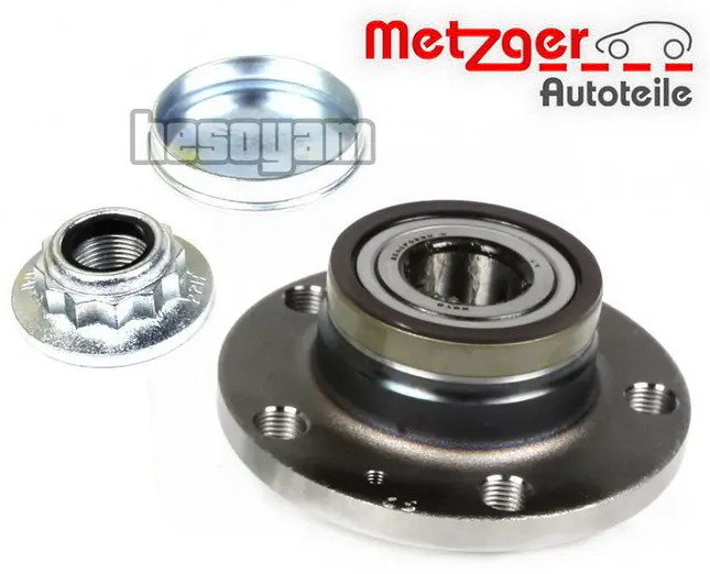 Маточина заднього колеса Audi A1, A2, Fabia, Cordoba, Ibiza, Polo (6Q0501611F) METZGER WM2021, фото 1