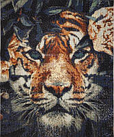 Алмазная картина по номерам Тигр 40/50 квадратными камнями
