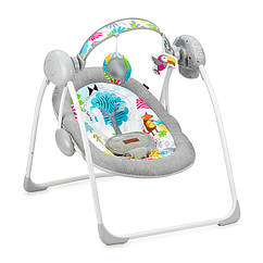 Крісло-качалка MoMi LISS Dodo з ременями безпеки та п’ятьма швидкостями качання