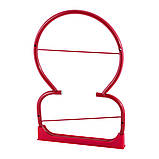 Сушарка для посуду двоярусна Kamille KM-0765A 55х24,5х37 см Червоний Настільна сушка для посуду, фото 4