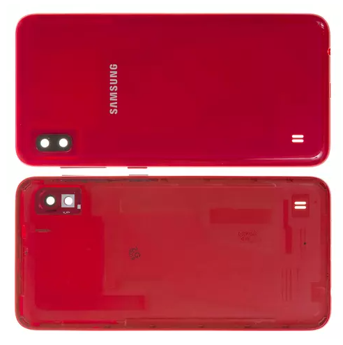 Задня кришка для смартфону Samsung A105F/DS Galaxy A10, червоний