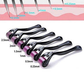 Мезоролер професійний Derma Roller на 3 мм, 540 голок, фото 2