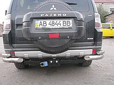 Фаркоп Mitsubishi Pajero Wagon 2007-2021 (Мітсубісі Паджеро Вагон 4) литий гак, фото 3