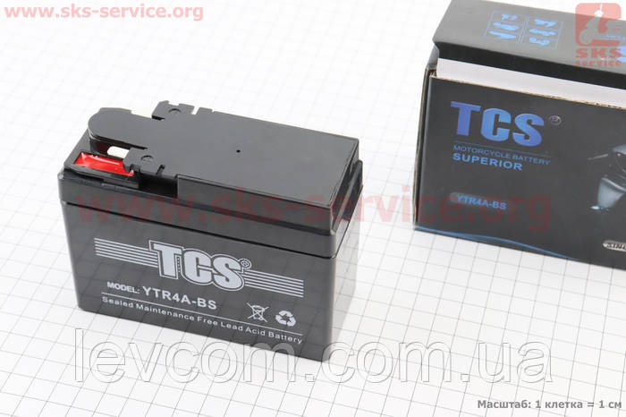 Аккумулятор "таблетка-Honda" YTR4A-BS (L115*W49*H85mm), 2022, цена 563 ...