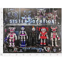 Игрушки 5 ( пять ) ночей с Фредди / Funko Five Nights at Freddy Фигурки Sister Location , 5шт MS