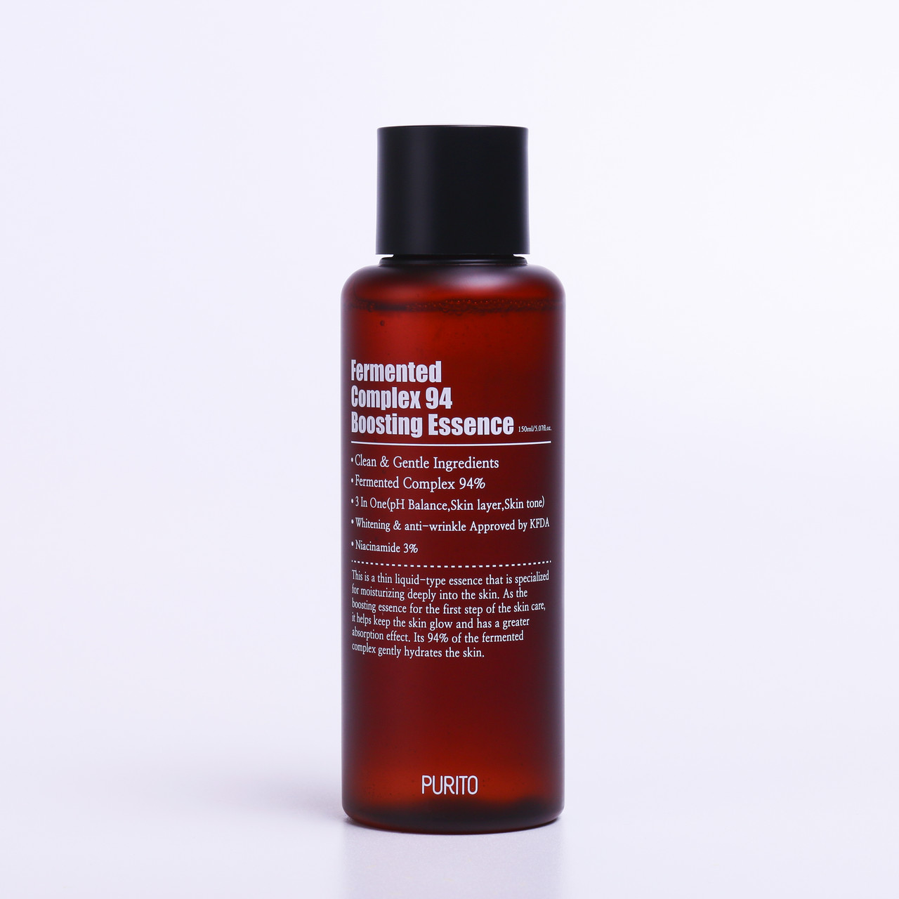 Ферментована есенція з ніацинамідом 3% Purito Fermented Complex 94 Boosting Essence 150 мл