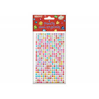 Перлини та стрази "Maxi" самоклеючі різнокольорові MX61605-05