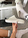 Тапочки чоловічі білі Adidas Yeezy Slide (06494), фото 5