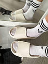 Тапочки чоловічі білі Adidas Yeezy Slide (06494), фото 8