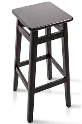 Табурет барний квадратний (венге), фото 1