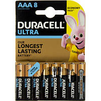 Батарейки Duracell індикатор заряду Ultra Power LR-03/блістер 8шт