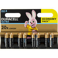 Батарейки Duracell індикатор заряду Ultra Power LR-06/блістер 8шт