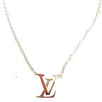 Кольє срібні із золотими вставками