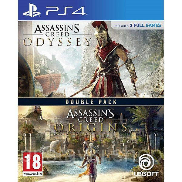 Assassin's Creed: Origins + Odyssey Double Pack PS4